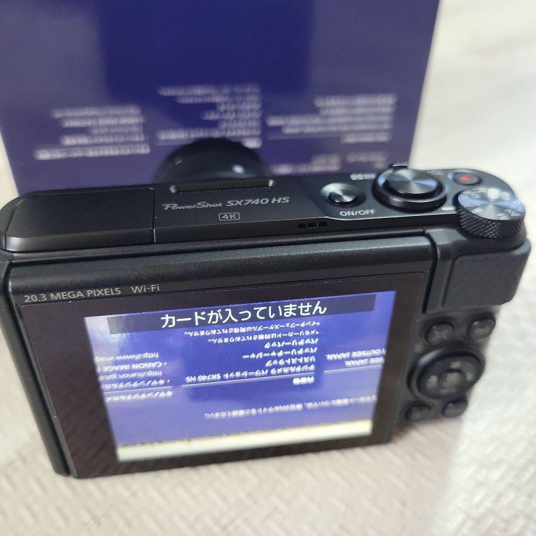 Canon PowerShot SX740 HS (BK) ブラック