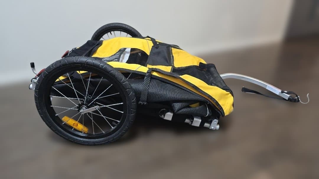 BURLEY 自転車用トレーラー 黒/黄色