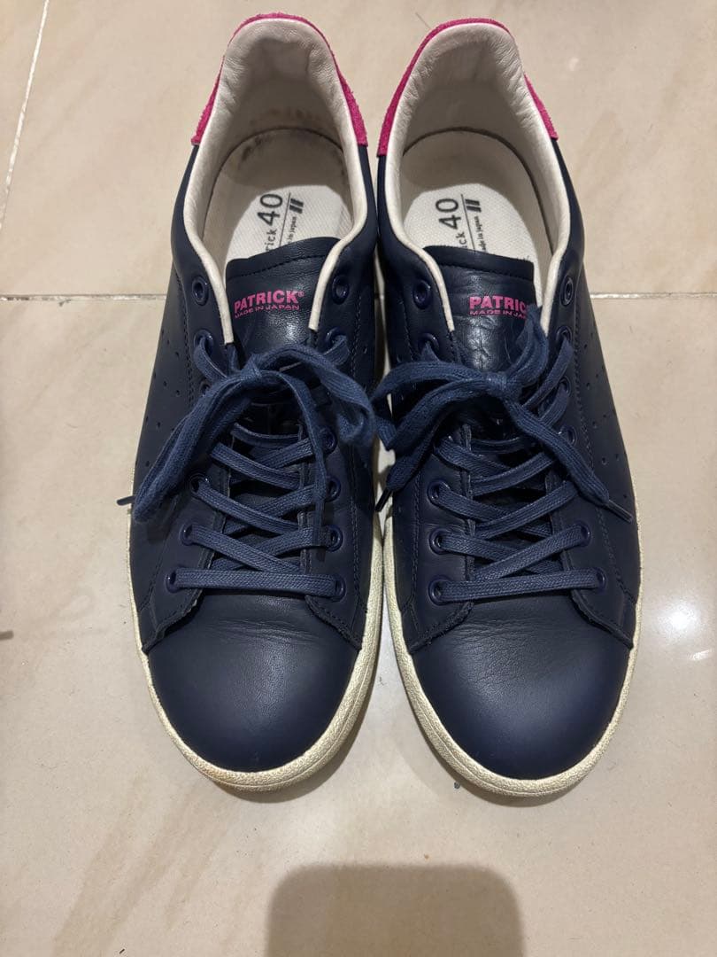 PATRICK ネイビー スニーカー 40