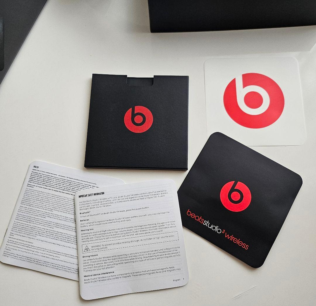 【美品】Beats Studio 3 シャドウグレー　ワイヤレスヘッドホン