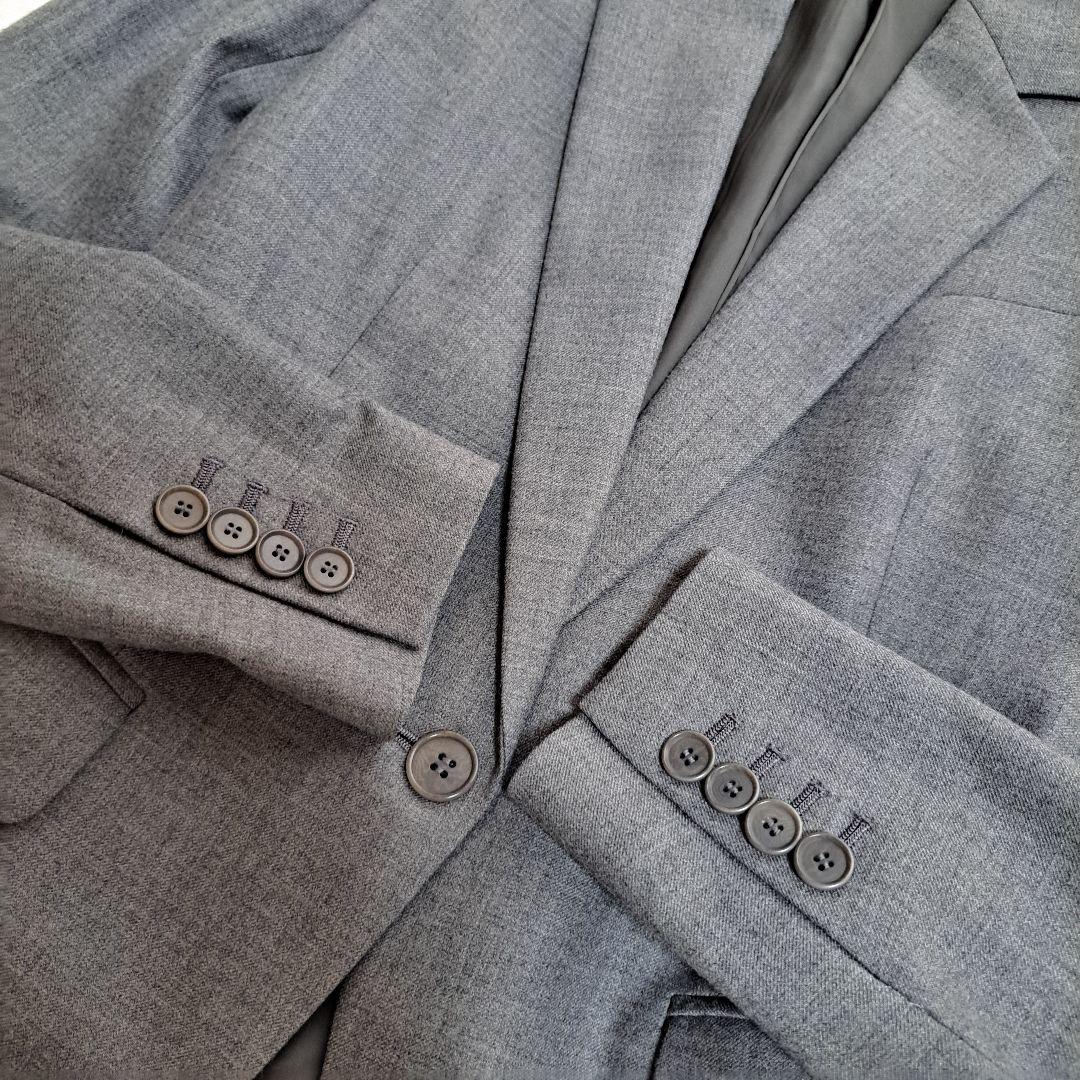 【Theory】ライトサキソニー ジャケット パンツ セットアップスーツ　グレー