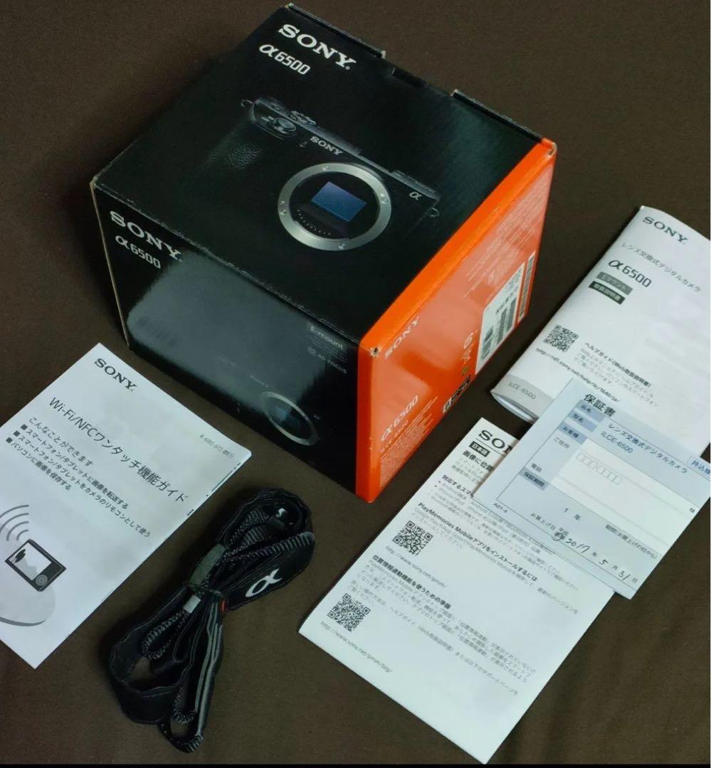SONYα6500ボディ　ショット数7855枚　付属品多数