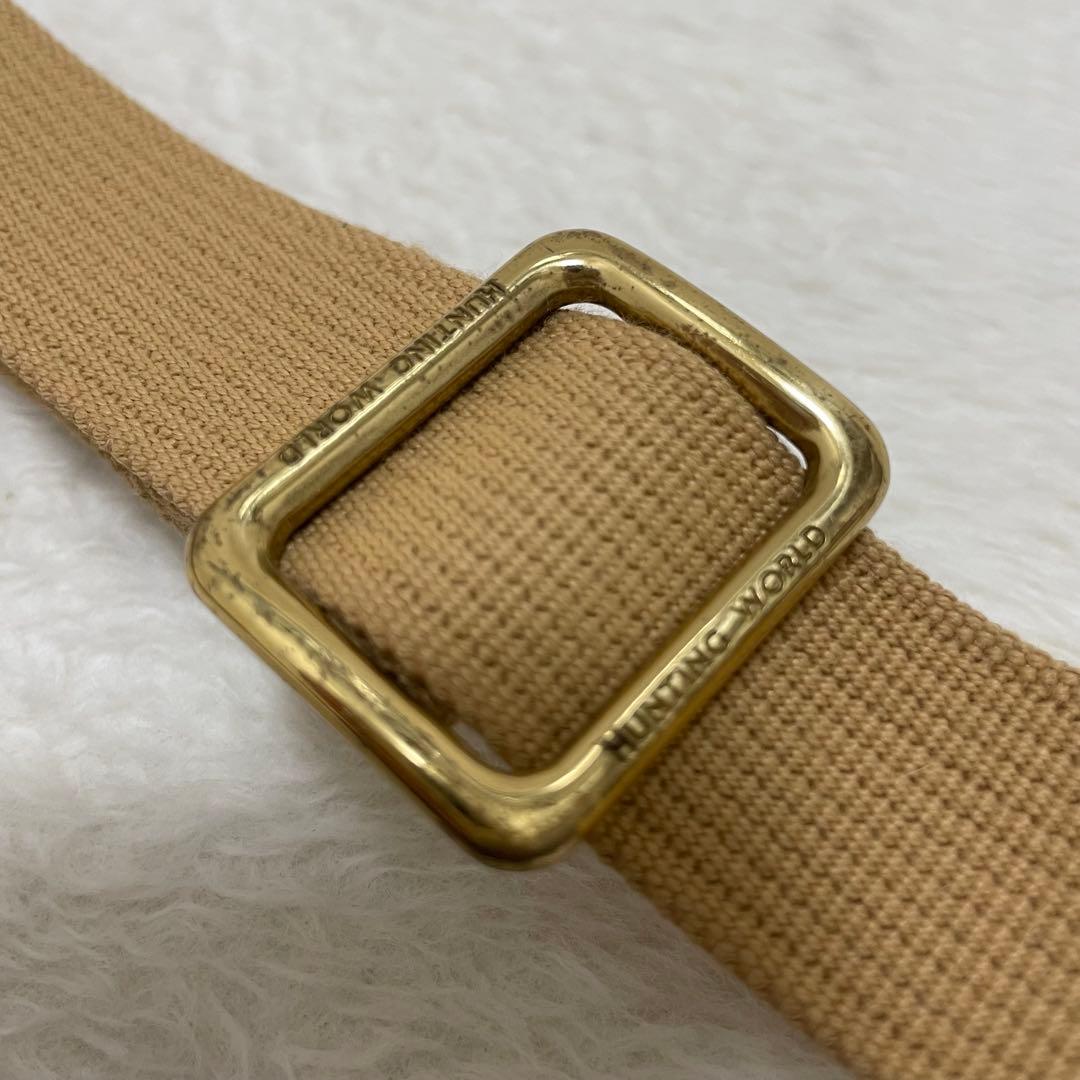 【希少】ハンティングワールド バチュークロス カーキ メッセンジャーバッグ