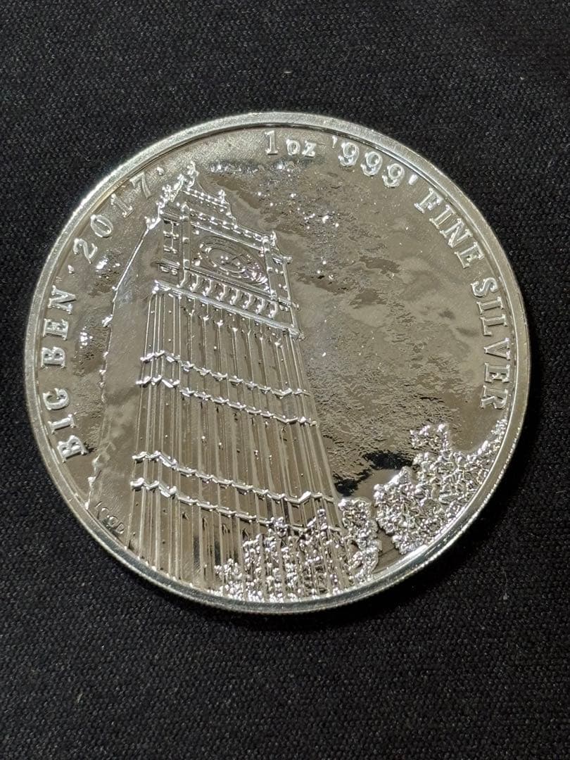【純銀製】2017年 ビッグベン 純銀1オンス 新品未使用！ケース付き！