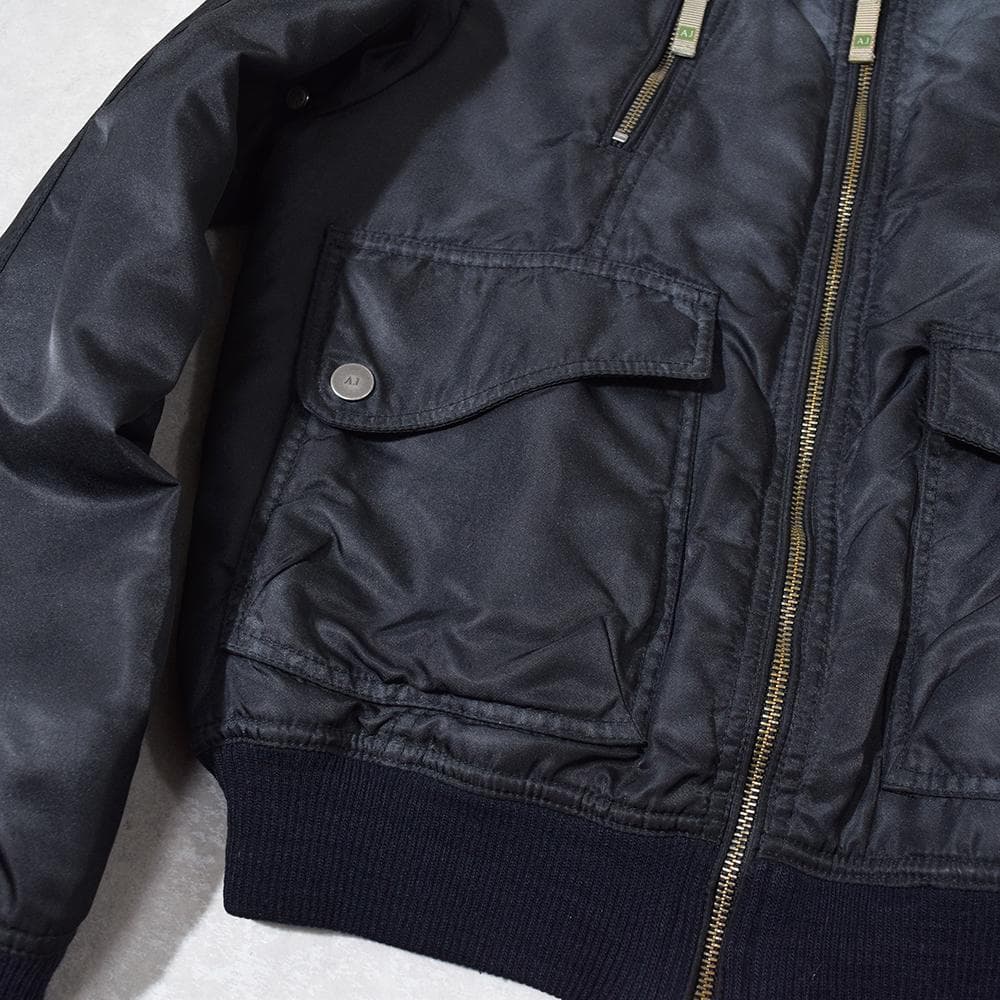 ジャケット・アウター 00s ARMANI JEANS puffer bomber jacket