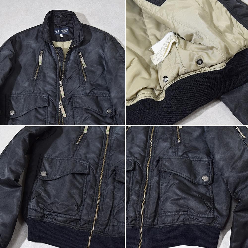 ジャケット・アウター 00s ARMANI JEANS puffer bomber jacket