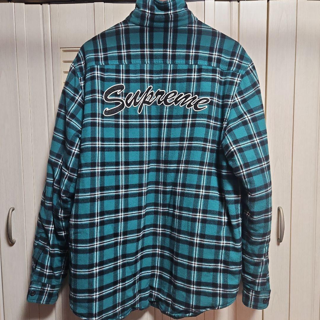Supreme キルティングネルシャツ