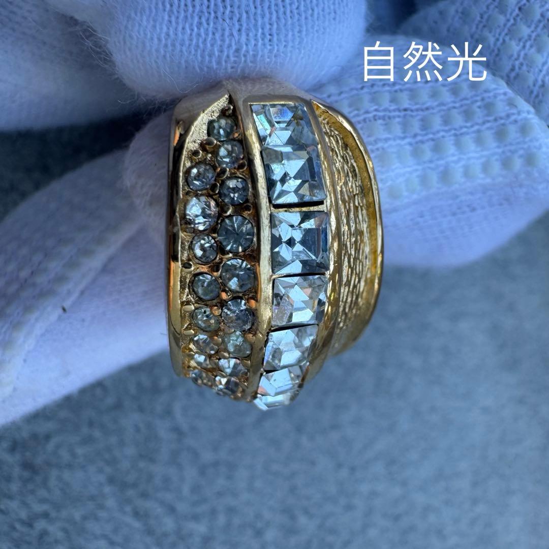 【希少】Diorヴィンテージ リング ゴールド フリーサイズ 現状12号#145