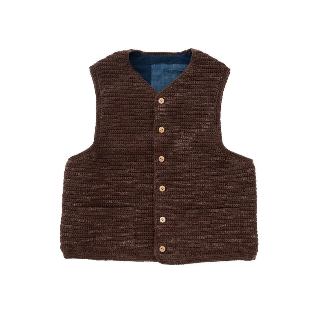トップス visvim CROCHET KNIT VEST (N.D.)