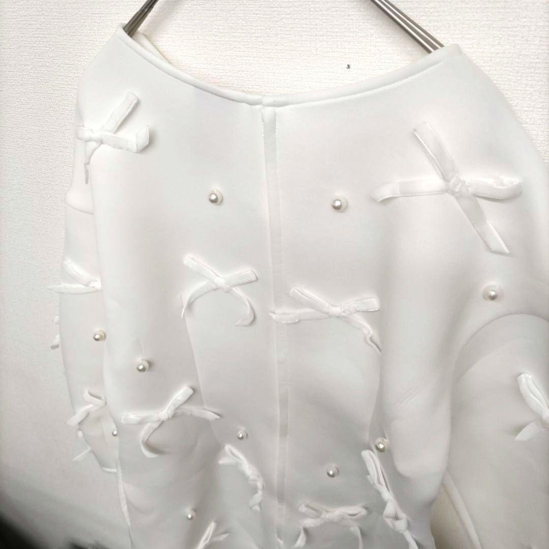 新品タグ付き　chesty × Ayano ベロアリボンパールワンピース