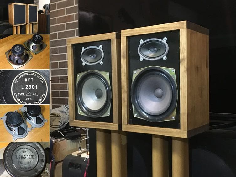 東独RFT ビンテージ L2901 20cm口径 2Way ペア 高音質
