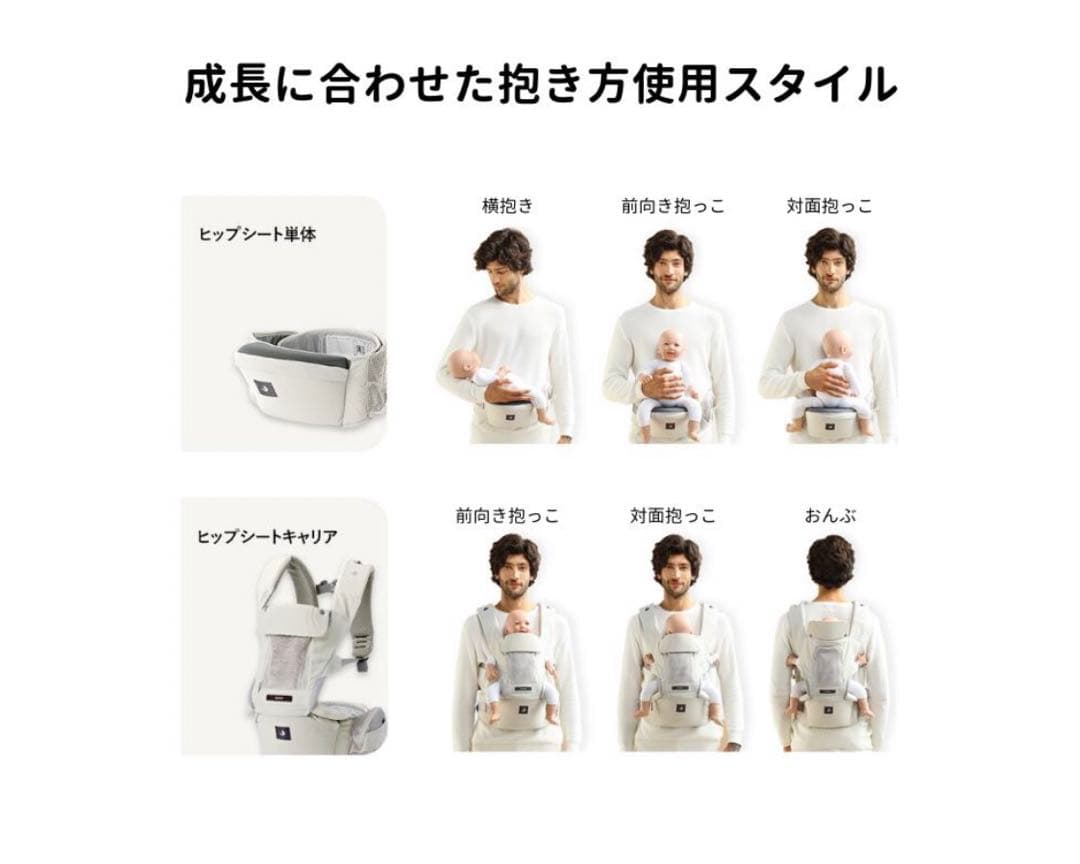 POGNAE ポグネー 抱っこ紐 MAXB デニムベージュ