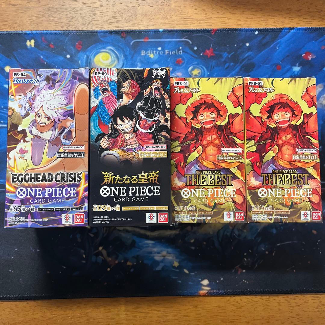 ワンピースカード 4BOXまとめ売り　テープ付　EGGHEAD CRISIS 他