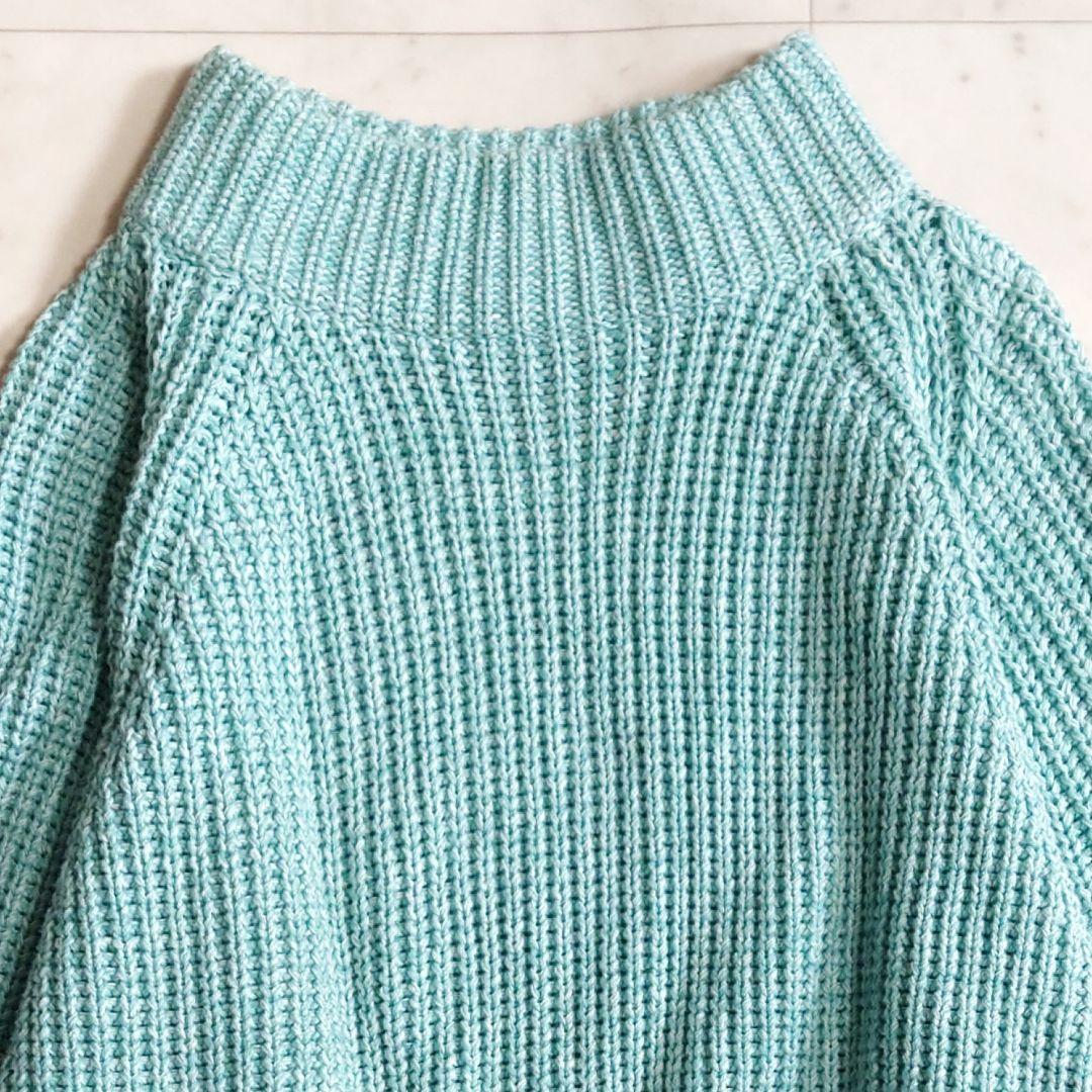 美品♪ ロンハーマン カシミヤ コットン ドルマンスリーブ ニット ライトブルー