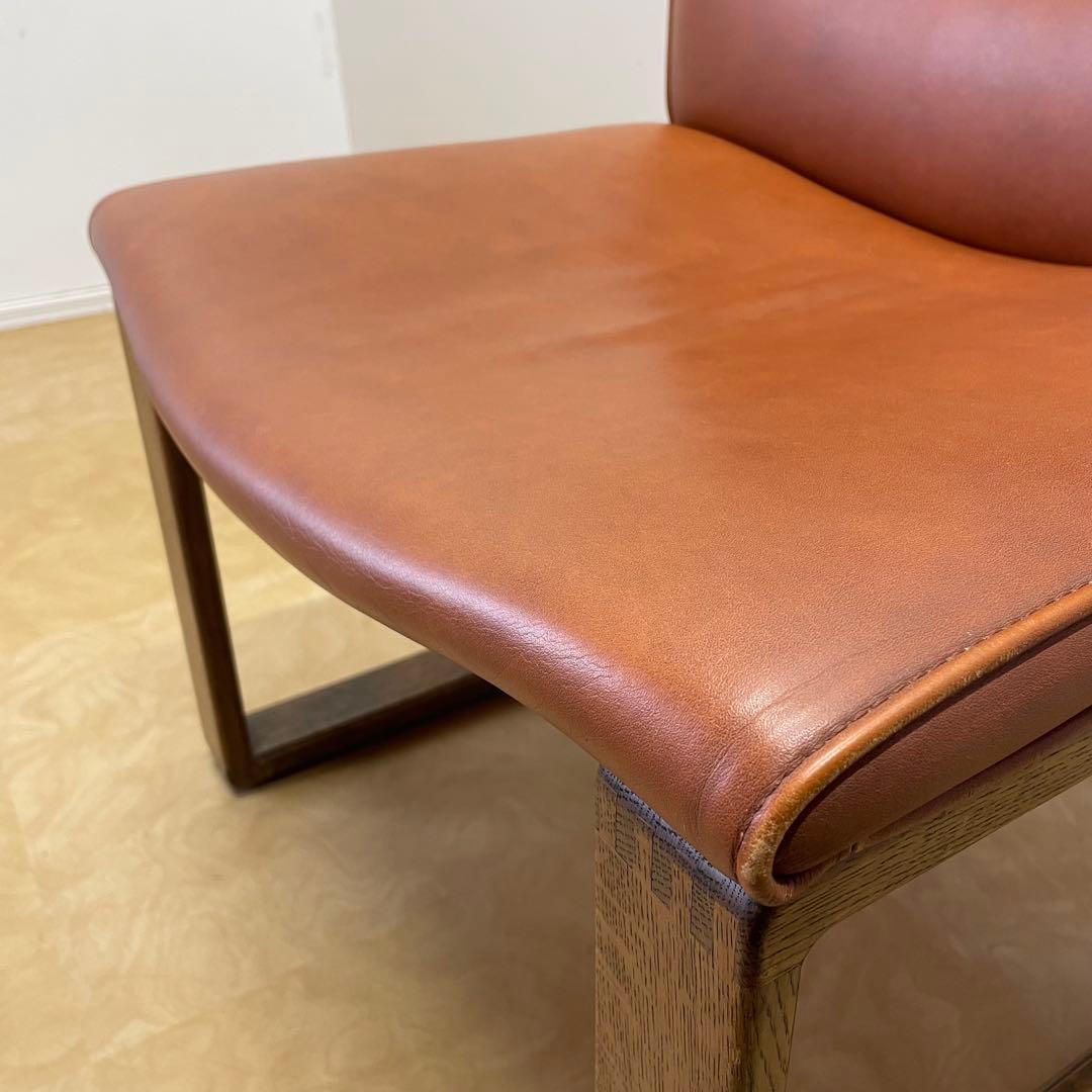 カンディハウス ボルス② 本革チェア レザー椅子 ソファ 旭川家具 北欧スタイル