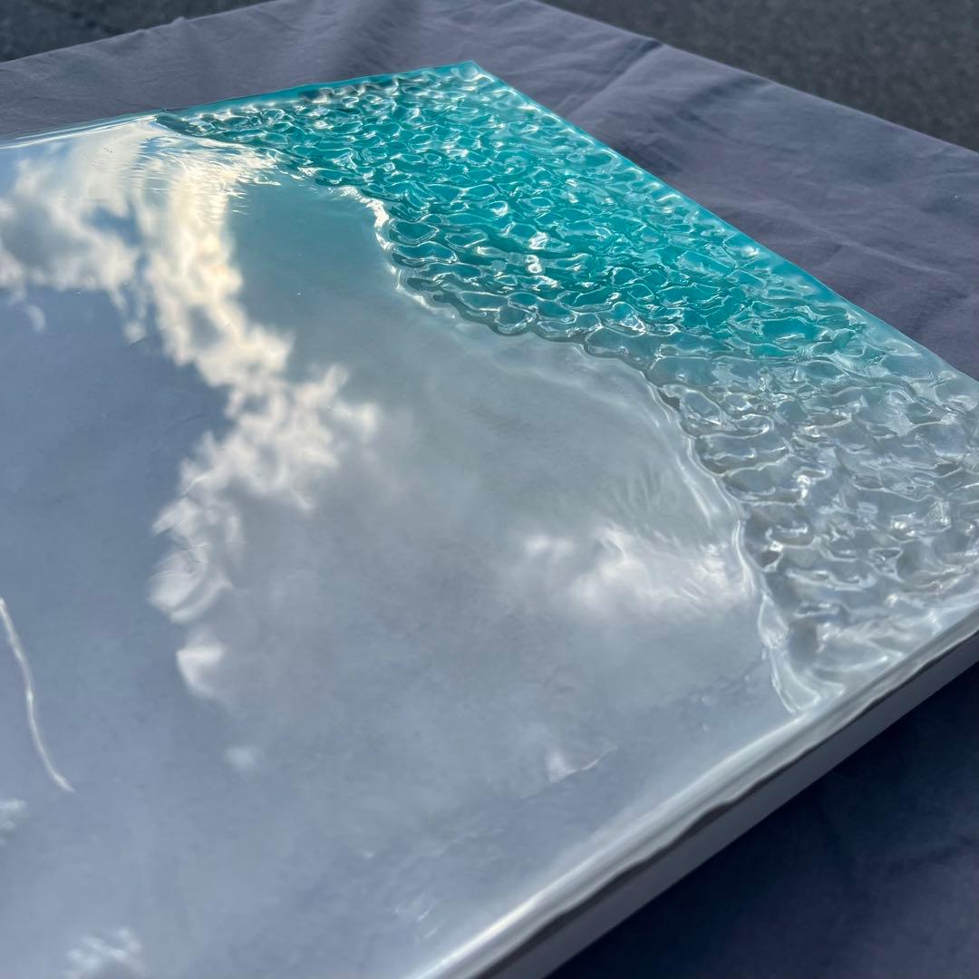 まなまなさん専用！大特価【美術館展示作品】波紋アート／30cmスクエアパネル