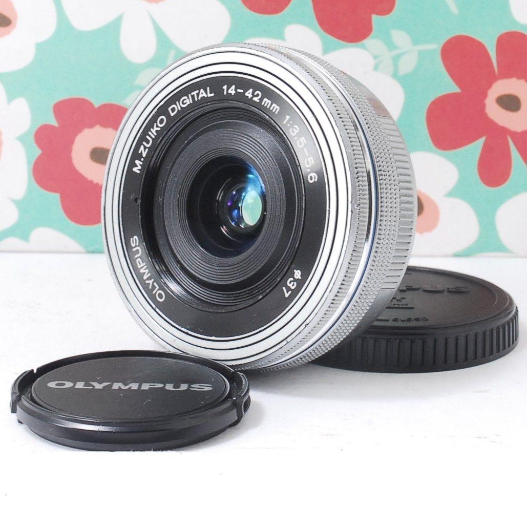 ❤電動ズーム❤オリンパス 14-42mm EZ❤パンケーキレンズ❤大人気❤