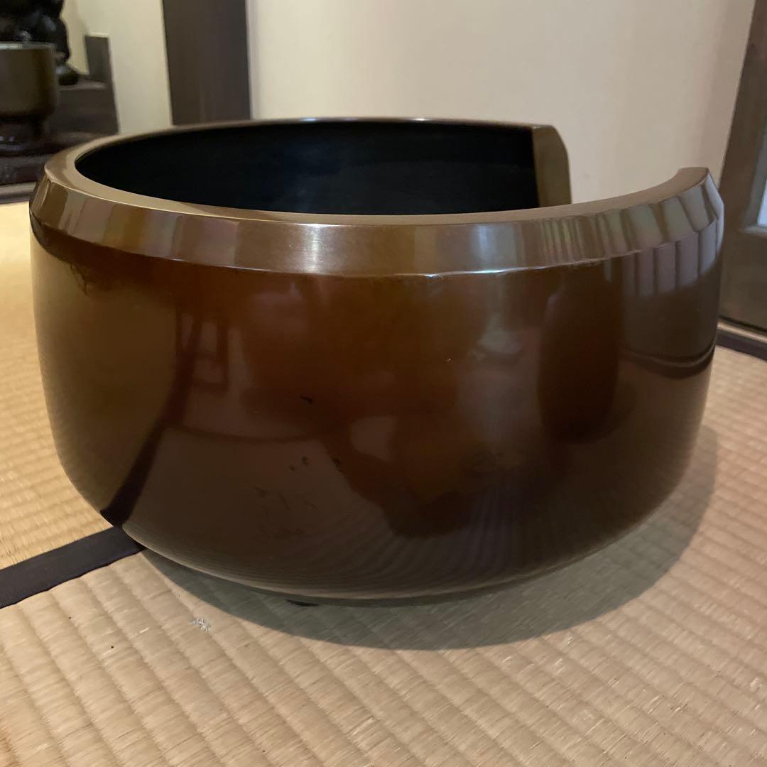 山形県 鋳物界の名工【佐藤 清光】(造)の『風炉釜セット』です。※美品