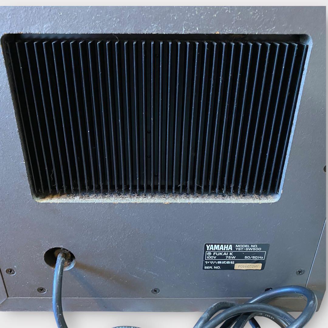 【動作確認品】YAMAHA YST-SW500 サブウーファー　リモコン付き