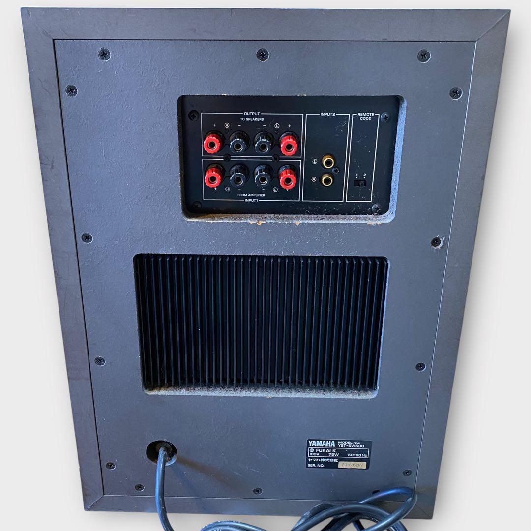 【動作確認品】YAMAHA YST-SW500 サブウーファー　リモコン付き