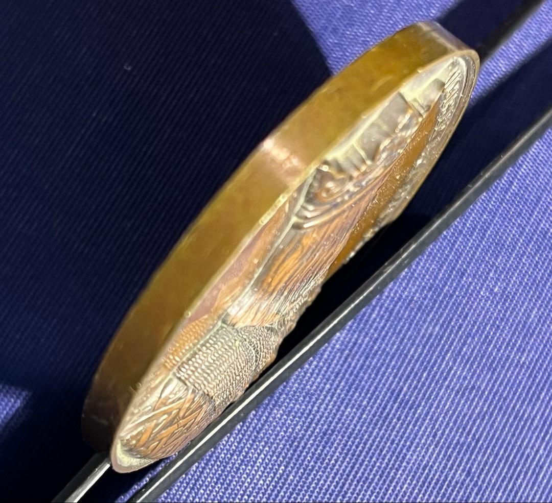 フランス王国　フィリップ2世　銅製メダル