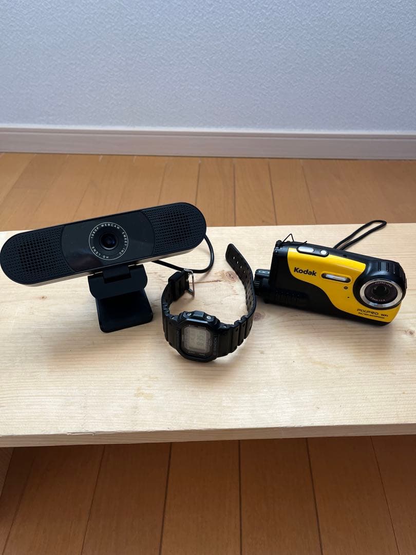 G-SHOCK GW-5000 Kodak PIXPRO WP1 WEBカメラ