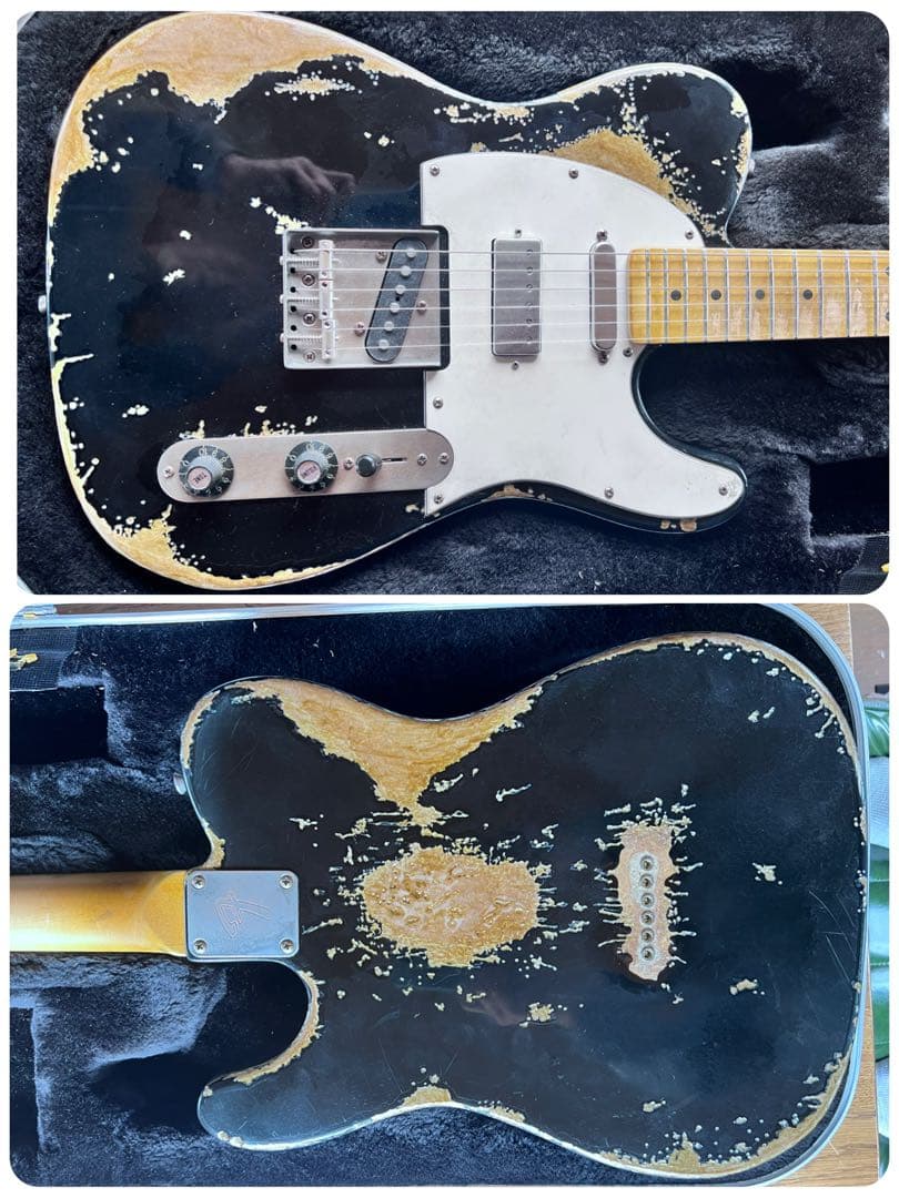 ハードレリック60s テレキャスタータイプアルニコPU+オイルコンデンサー