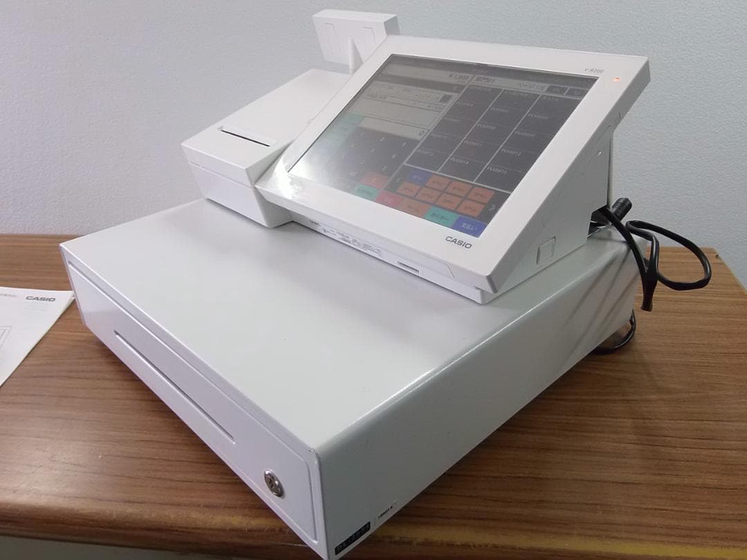 610設定無料タッチパネルAndroidカシオV-R200インボイスレジスター