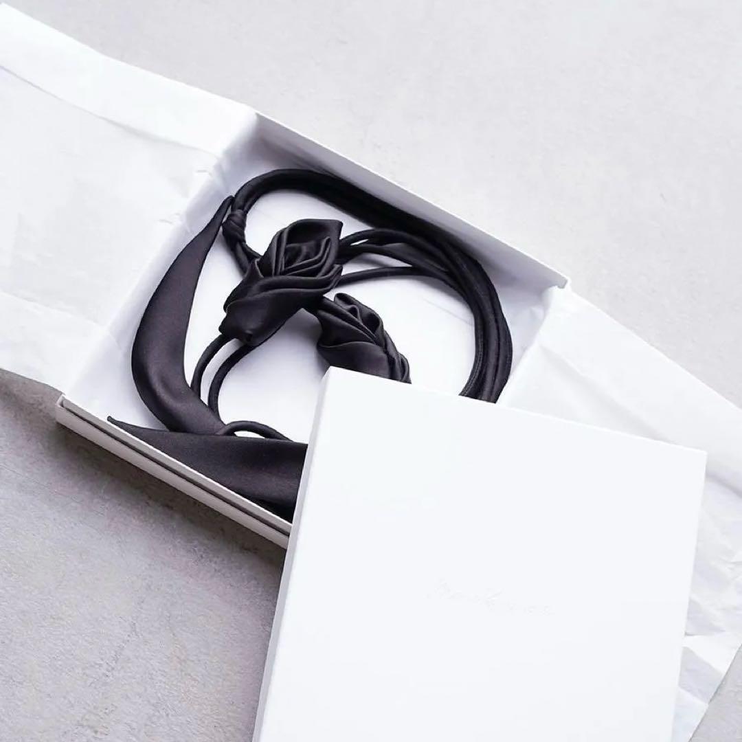 【Mame Kurogouchi Floral】Motif Silk Belt