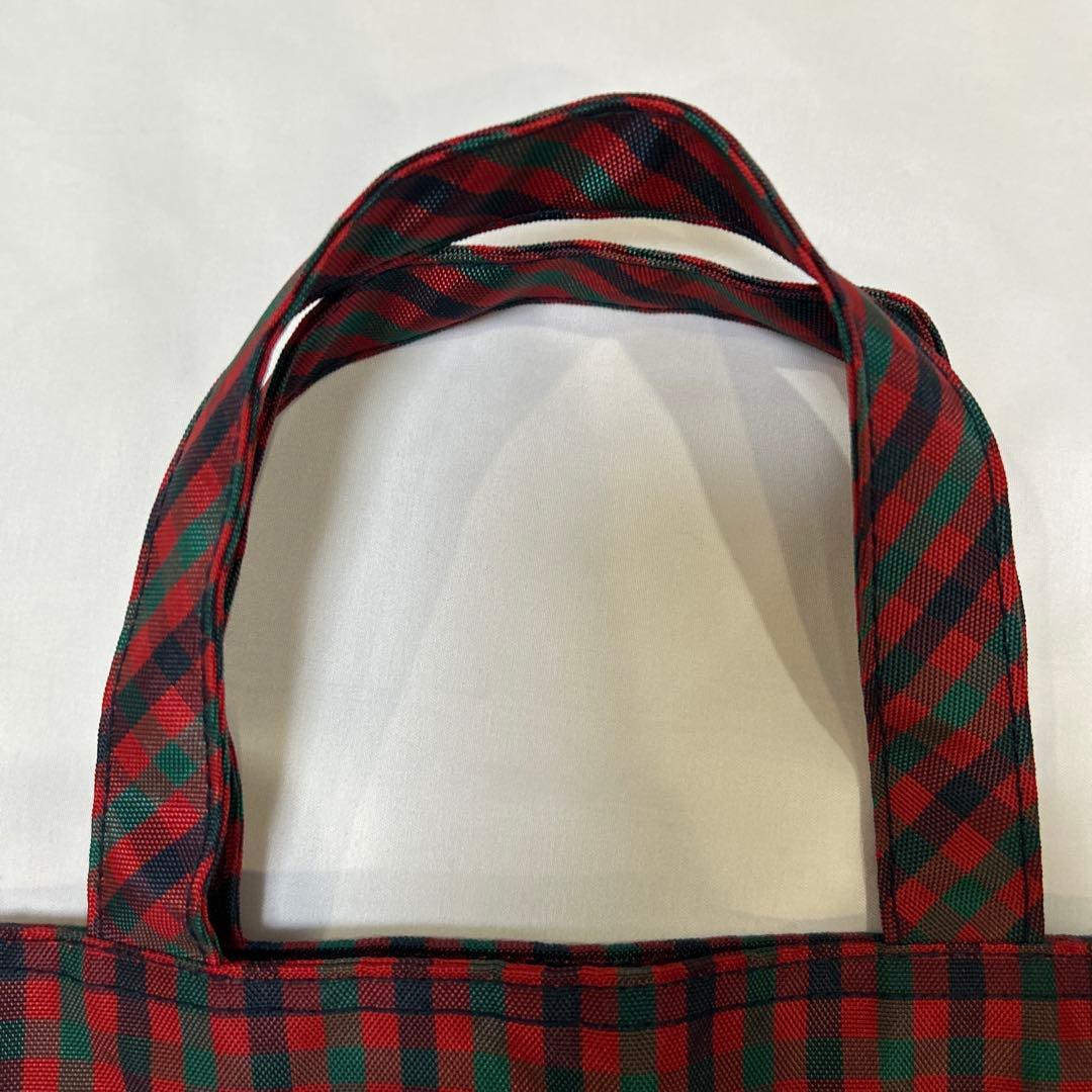 ファミリア familiar トートバッグ レッスンバッグ かばん 赤