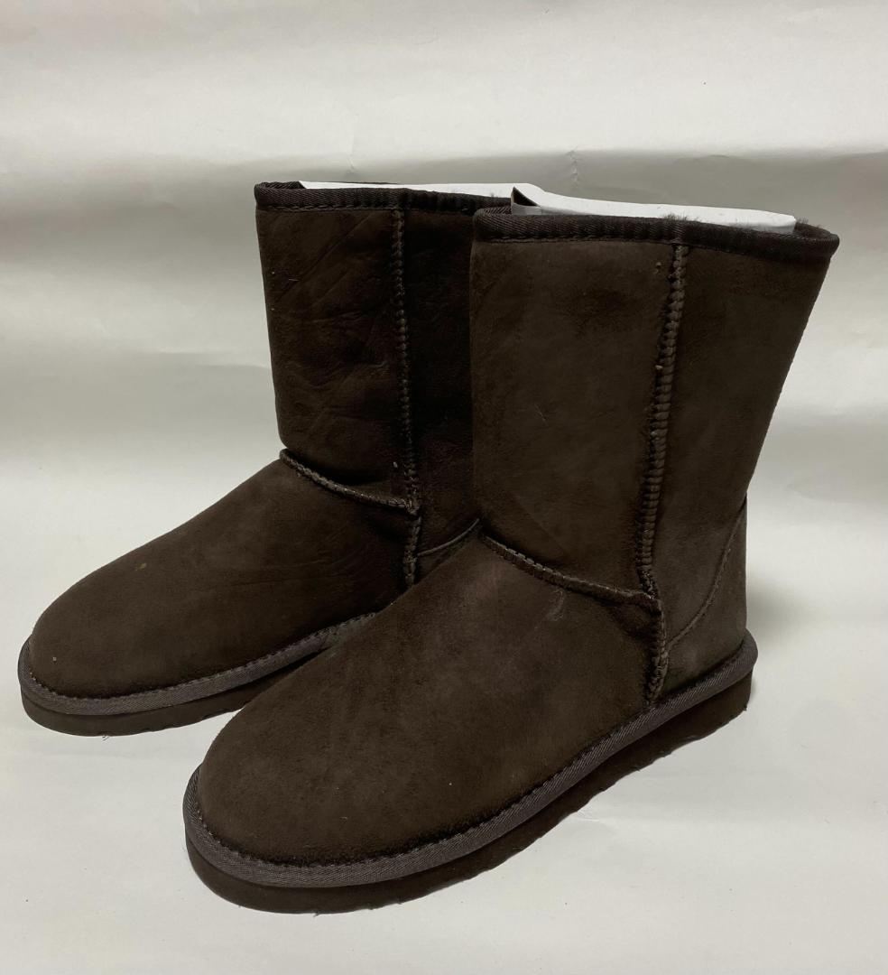 【未使用・保管品】UGG ムートンブーツクラシックショート茶 25cm 正規品