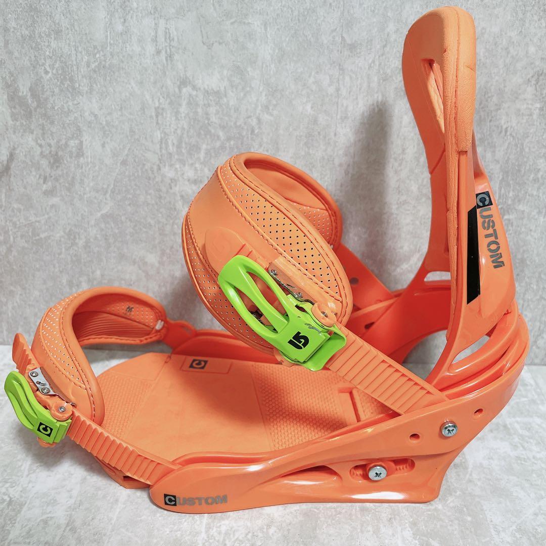 BURTON CUSTOM ビンディング Mサイズ オレンジ