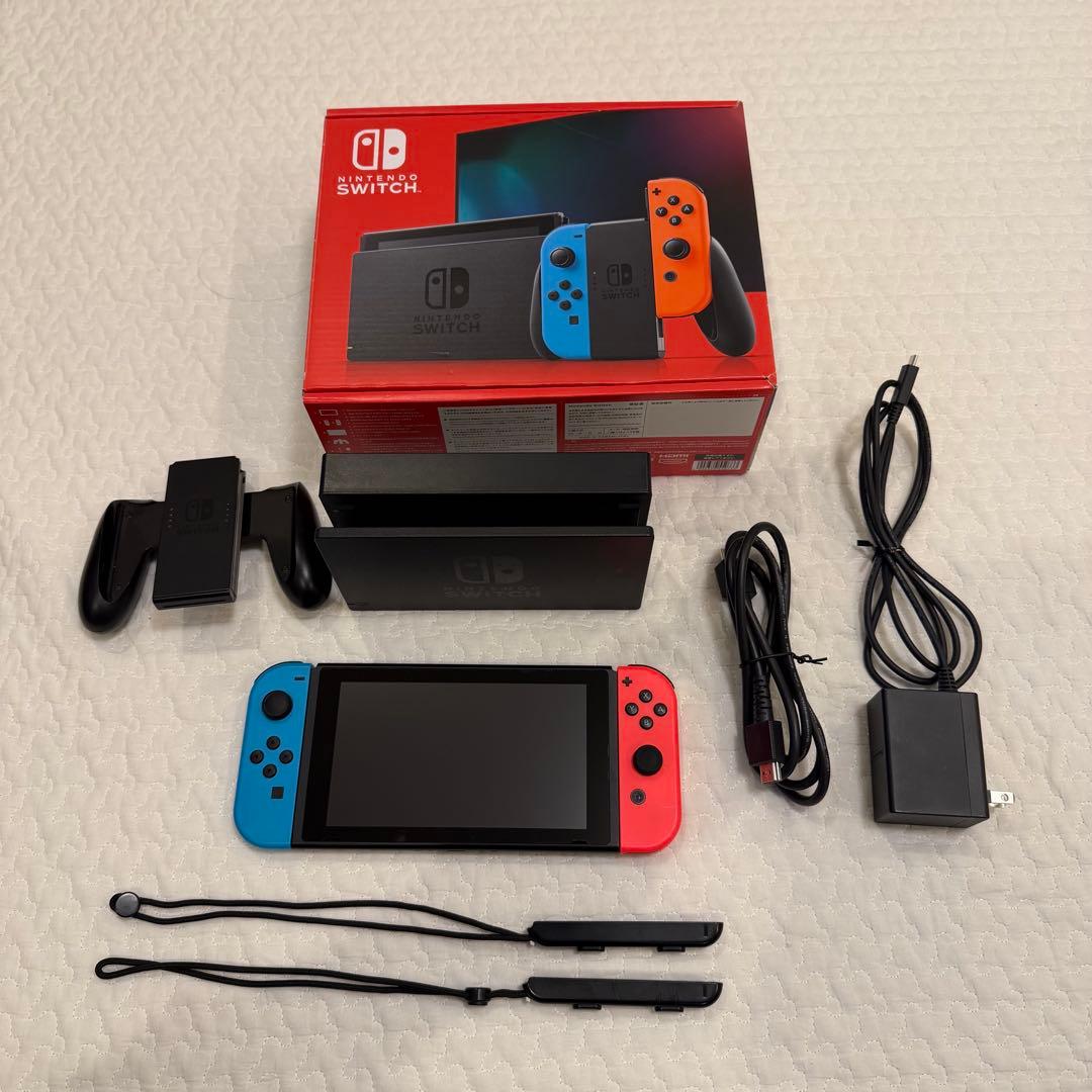 ニンテンドースイッチ Nintendo Switch 本体 赤/青ジョイコン付き