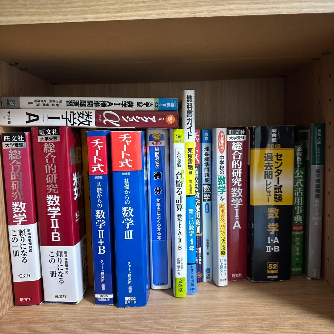 数学　参考書　17冊まとめ売り　数学Ⅰ・Ⅱ・Ⅲ・A・B