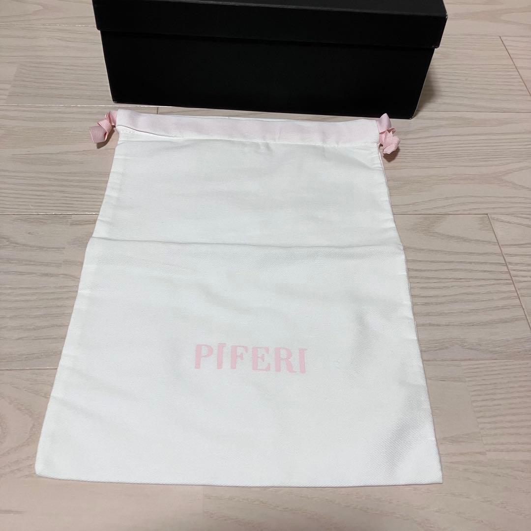 【美品】PIFERI フラット　サンダル　クリスタル　ビジュー　ビーガン　40