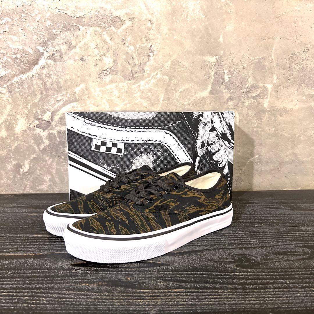 新品 29cm Vans スケートauthentic タイガーカモUSA企画