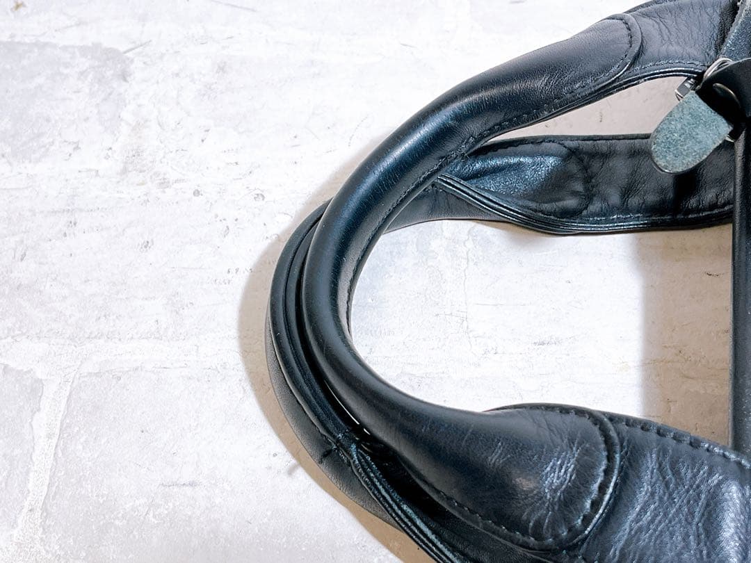 【美品】TUMI トゥミ 高級 2way レザービジネスバッグ 本革 黒