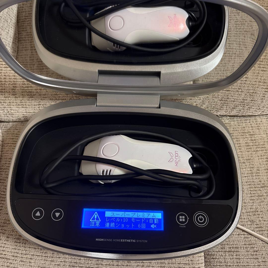 美品★ke-nonケノンver8.4白ホワイトスーパプレミアム眉毛脱毛付き