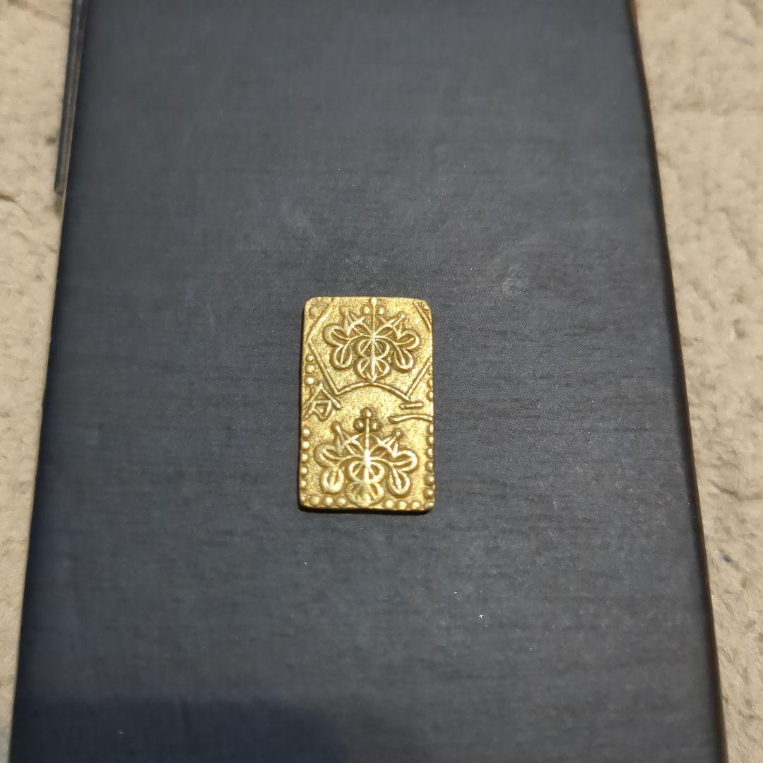 明治二分金■二分判金■2.99g■金24%■金台確認済■
