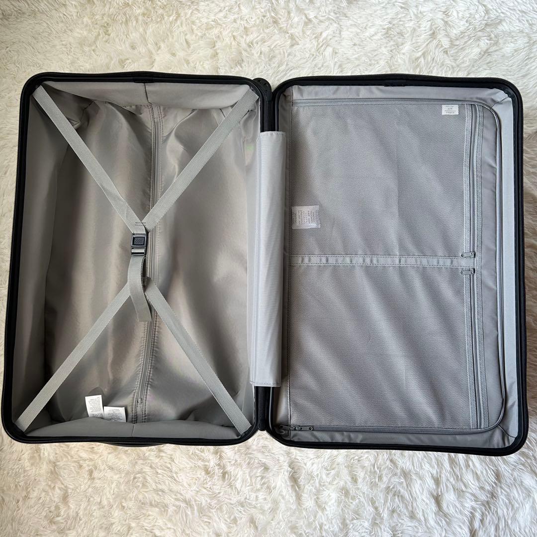 未使用　無印良品　バーを自由に調整出来るキャリー　75L 4輪　ベージュ