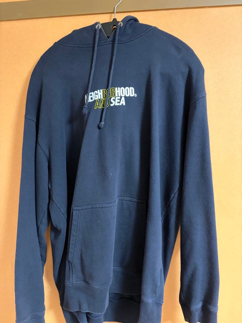 NEIGHBORHOOD WIND AND SEA パーカー Lサイズ ネイビー