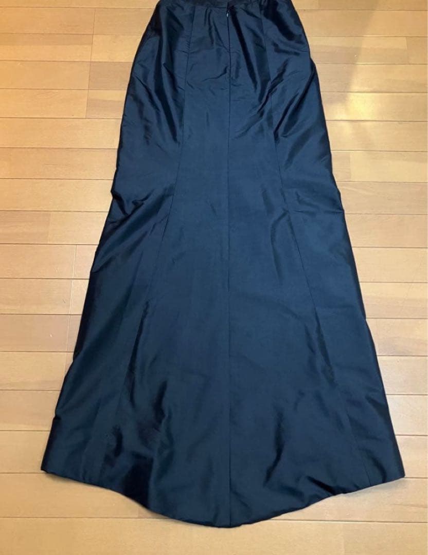 Catherine Regehr キャサリンレジェ　シルク　ロングスカート　黒