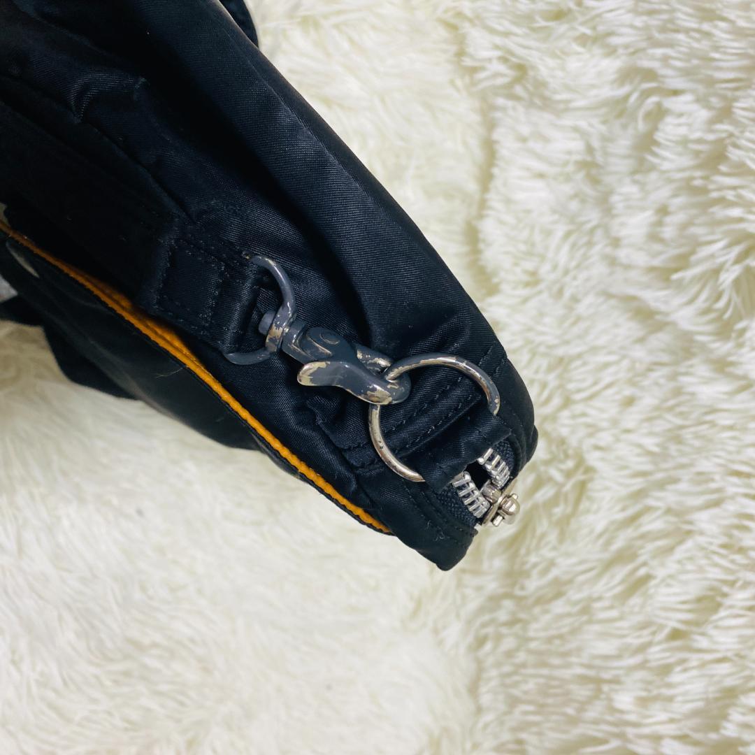 PORTER ポーター タンカー ハーフムーンショルダーバッグ ブラック