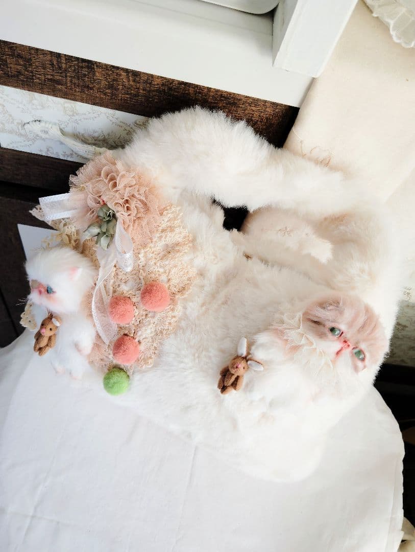 ベビー猫ちゃんのファーバッグ❤エキゾチック❤子猫ちゃん❤