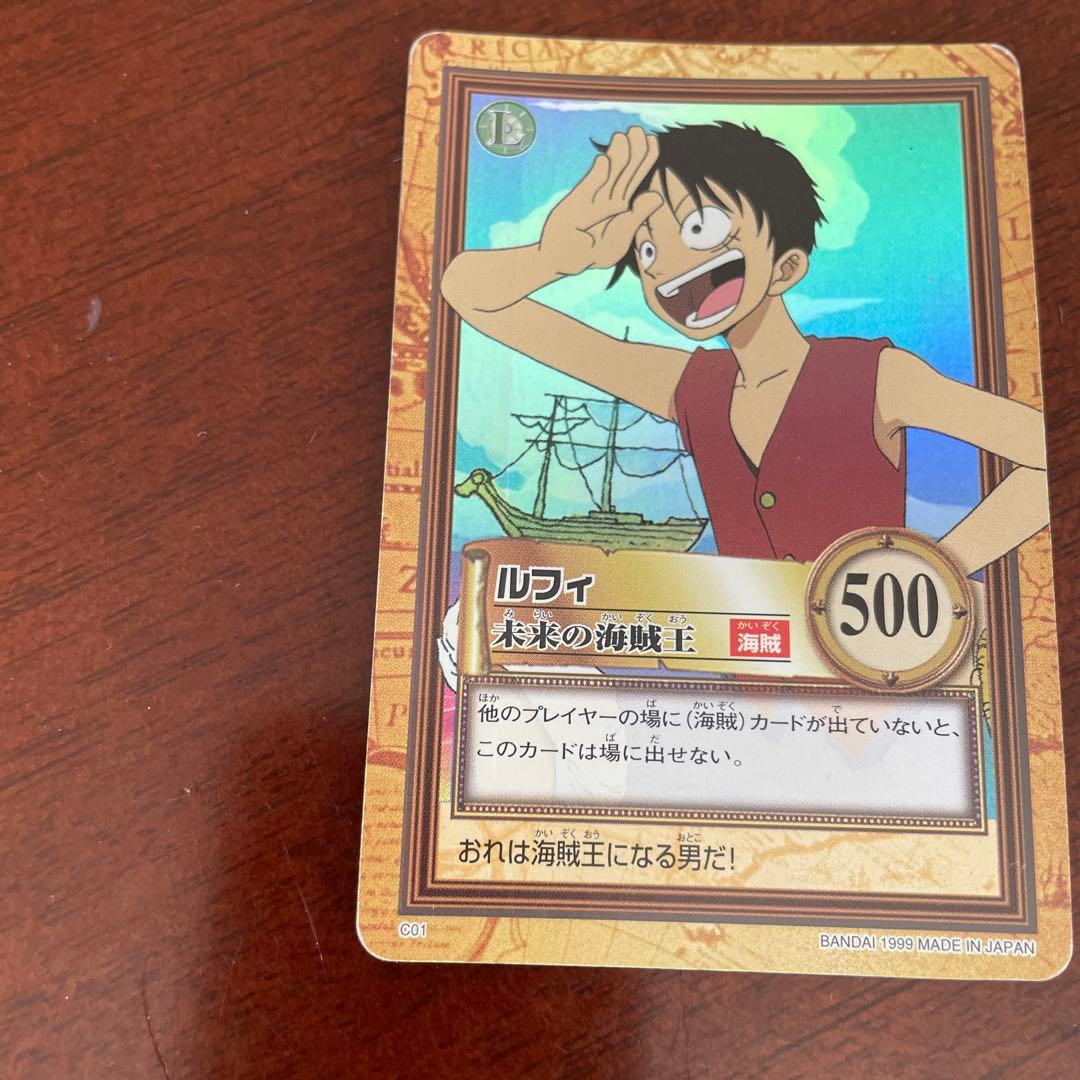 旧ワンピースカード　ルフィ C01