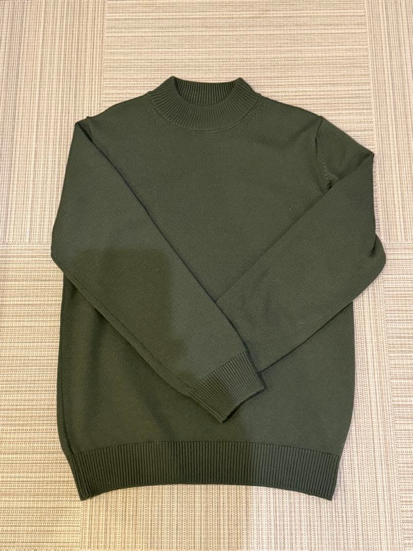 ムーンキャッスル/ニット/ヘビーウェイト メリノ ウール モックネック/WO8