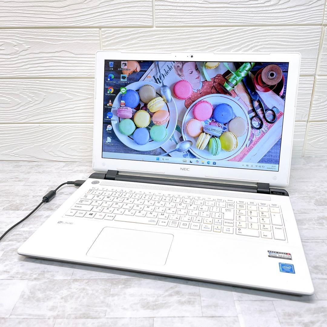 お買い得✨NEC ノートパソコン カメラ DVD windows11 NEC