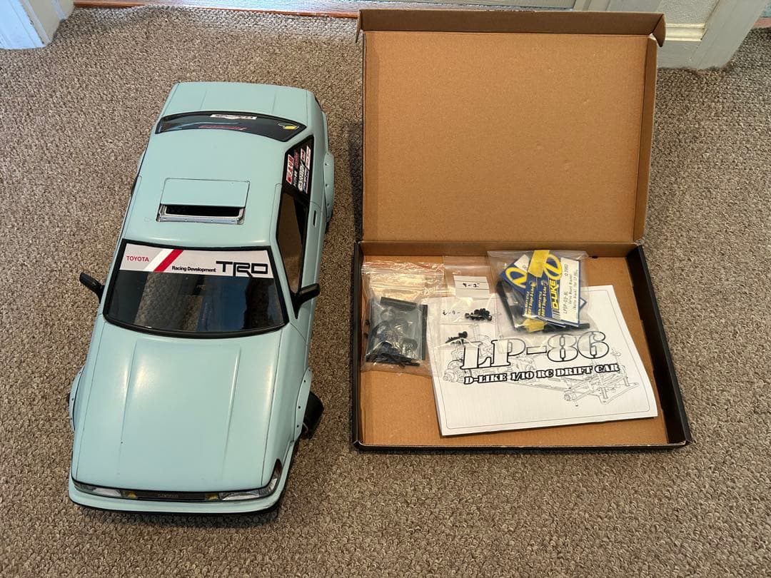 陸人・LP-86+AE86レビン、ボデ付き（オプションパーツ付き）