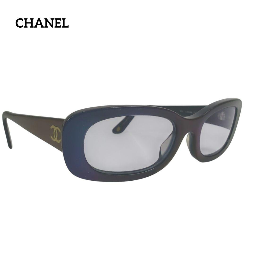 CHANEL シャネル サングラス ココマーク ブルー
