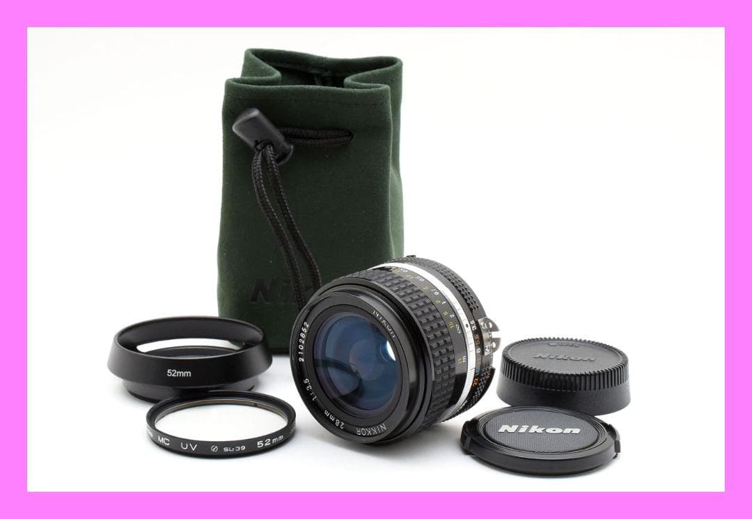 ■広角 単焦点レンズ　Nikon Ai-s NIKKOR 28mm F3.5